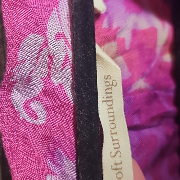 Soft Surrounding Pink Floral Tie Dye Big Island Shirt - Picture 4 of 10